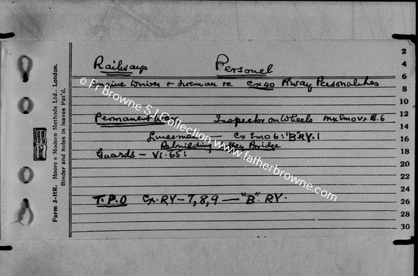 FR BROWNES INDEX